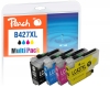 Peach Spar Pack XL Tintenpatronen kompatibel zu  Brother LC-427XL, LC-427XLVALP
