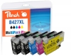 Peach Spar Pack Plus XL Tintenpatronen, kompatibel zu  Brother LC-427XL
