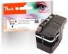 320059 - Cartucho de tinta negra de Peach compatible con LC-12EBK Brother